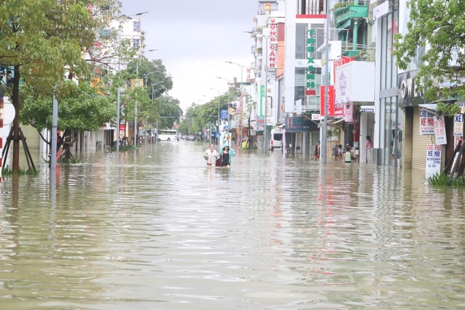 Đô thị Huế chìm trong nước lũ hồi tháng 10/2022