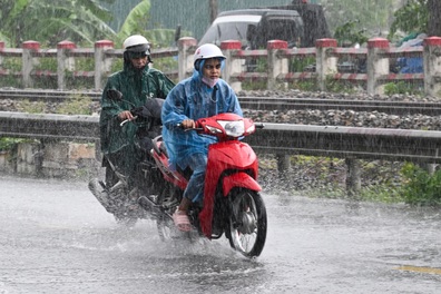 Miền Bắc hứng đợt mưa lớn diện rộng