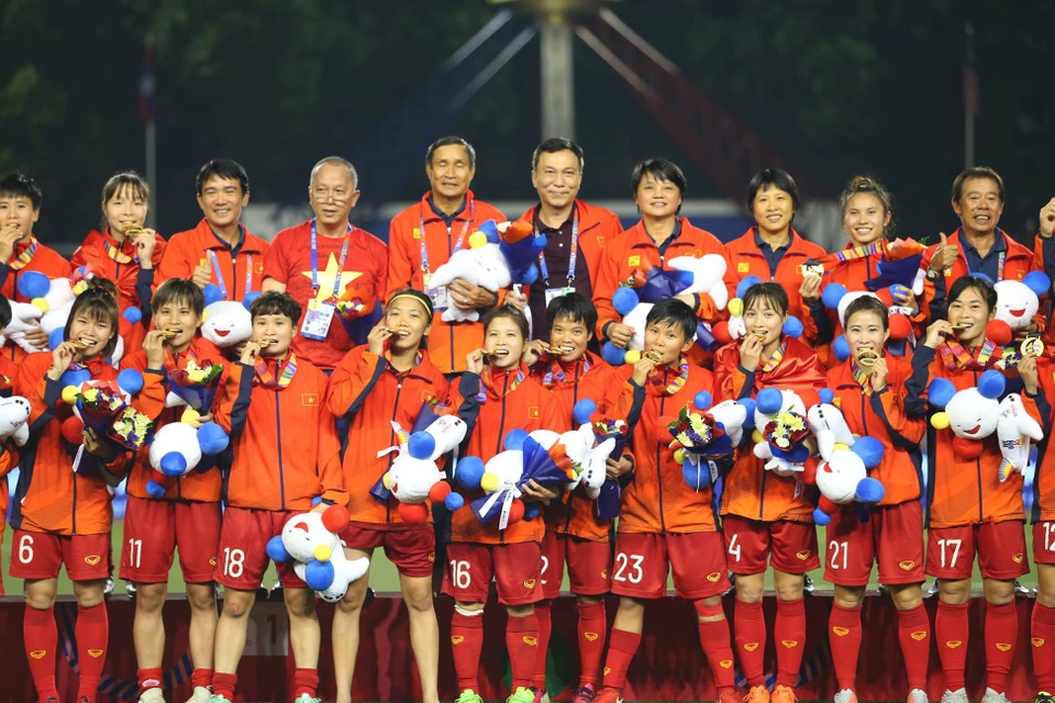 Đội tuyển nữ Việt Nam chưa nhận đủ tiền thưởng SEA Games - 1 Đội tuyển nữ Việt Nam chưa nhận đủ tiền thưởng SEA Games - 1