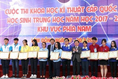 119 dự án đạt giải tại cuộc thi Khoa học kĩ thuật khu vực phía Nam