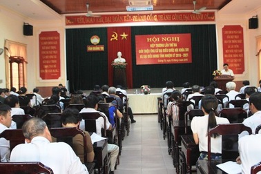 Chốt danh sách ứng viên, chuẩn bị tốt công tác bầu cử đại biểu Quốc hội Khóa XIV