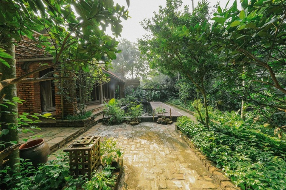 Chán biệt thự nhà phố, nhà giàu Việt về quê làm nhà mái rạ giản dị mà đẹp - 11 Chán biệt thự nhà phố, nhà giàu Việt về quê làm nhà mái rạ giản dị mà đẹp - 11