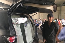 Tạm giữ đối tượng chở thuốc lá lậu, gây tai nạn ở hầm Thủ Thiêm