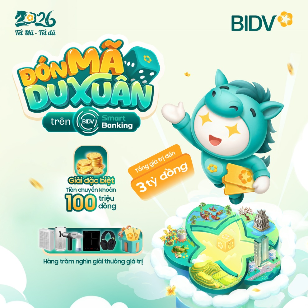 BIDV ra mắt game Tết “Đón Mã du xuân”, tổng giải thưởng gần 3 tỷ đồng - 1 BIDV ra mắt game Tết “Đón Mã du xuân”, tổng giải thưởng gần 3 tỷ đồng - 1
