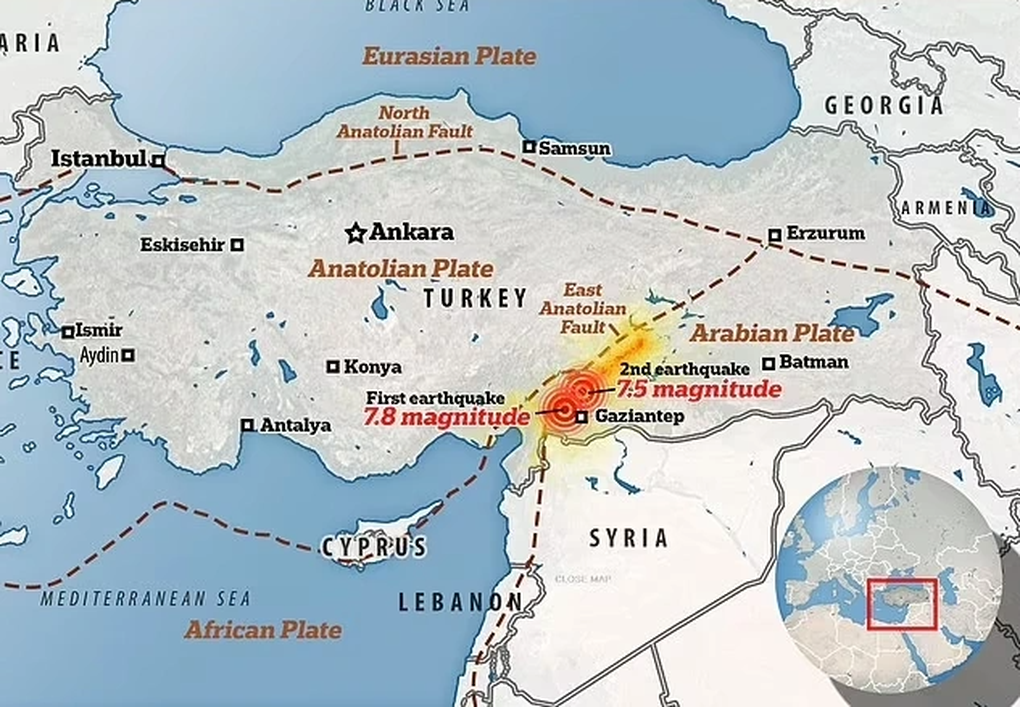 Gần 24.000 người chết do động đất tại Thổ Nhĩ Kỳ, Syria - 7 Gần 24.000 người chết do động đất tại Thổ Nhĩ Kỳ, Syria - 7