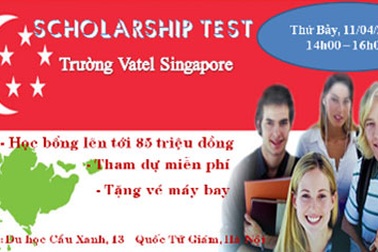 Thông báo lịch thi và phỏng vấn học bổng du học Singapore 