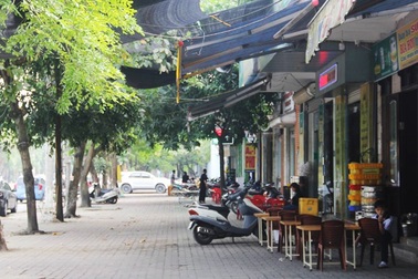 TP Vinh cho thuê vỉa hè giá từ 25 nghìn đồng/m2