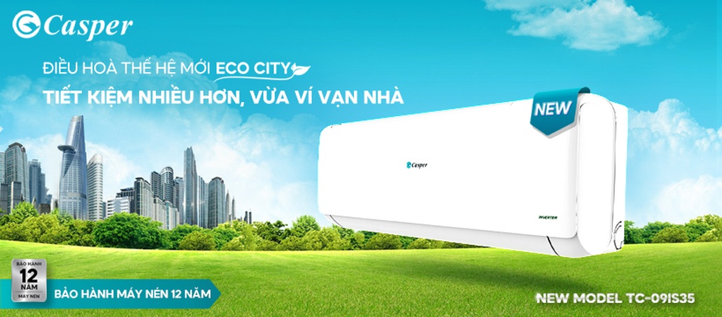 Điều gì giúp máy lạnh Casper Eco City thu hút người dùng dù mới ra mắt? - 4 Điều gì giúp máy lạnh Casper Eco City thu hút người dùng dù mới ra mắt? - 4