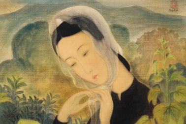 "Thiếu nữ choàng khăn" của Lê Phổ được kỳ vọng đạt mức giá 26 tỷ đồng