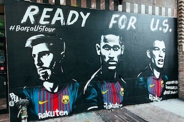 Sau đám cưới, hình ảnh Messi “phủ sóng” muôn nẻo đường