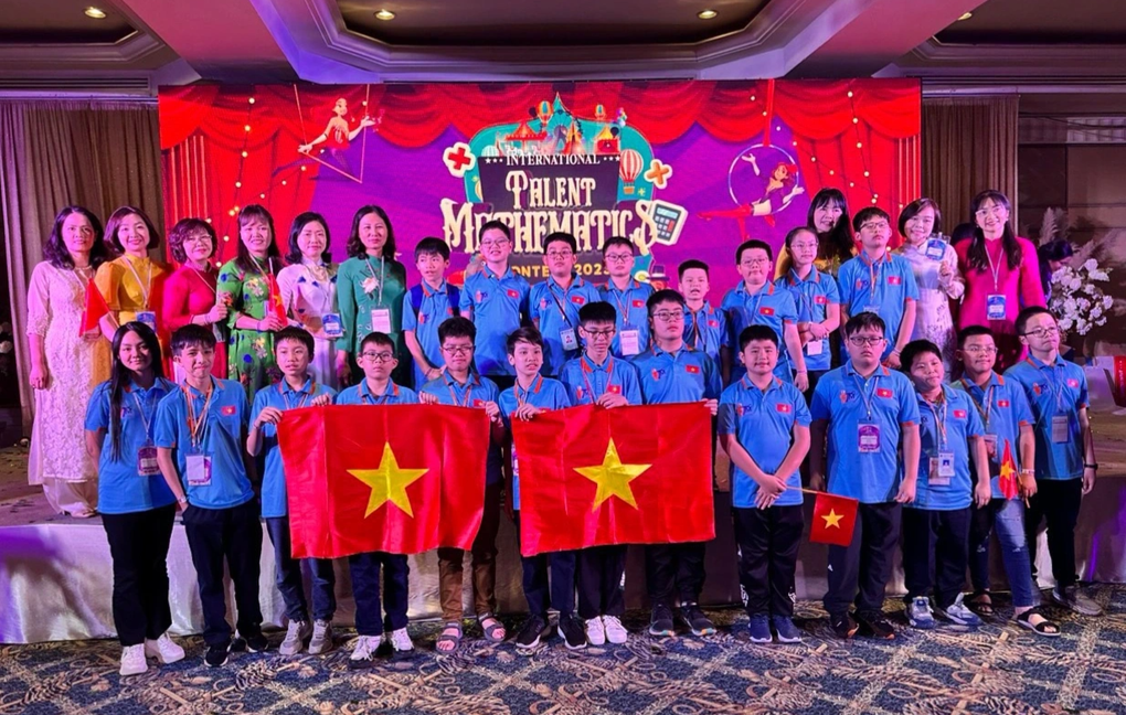Việt Nam đoạt 20 huy chương Tìm kiếm tài năng Toán học Quốc tế 2023 - 1 Việt Nam đoạt 20 huy chương Tìm kiếm tài năng Toán học Quốc tế 2023 - 1
