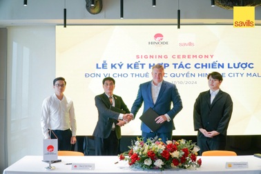Savills trở thành đơn vị cho thuê độc quyền trung tâm thương mại dự án Hinode City