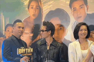 "Tiếp viên gợi cảm" Trâm Anh và Trương Thế Vinh né tránh nhau trên thảm đỏ - 7