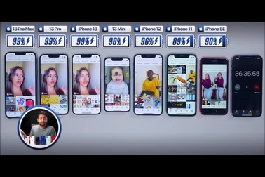 iPhone 13 Pro Max đọ thời lượng pin với các phiên bản iPhone "đàn em"