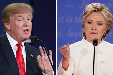 Lộ video tỷ phú Trump từng khen ngợi nhà Clinton hết lời