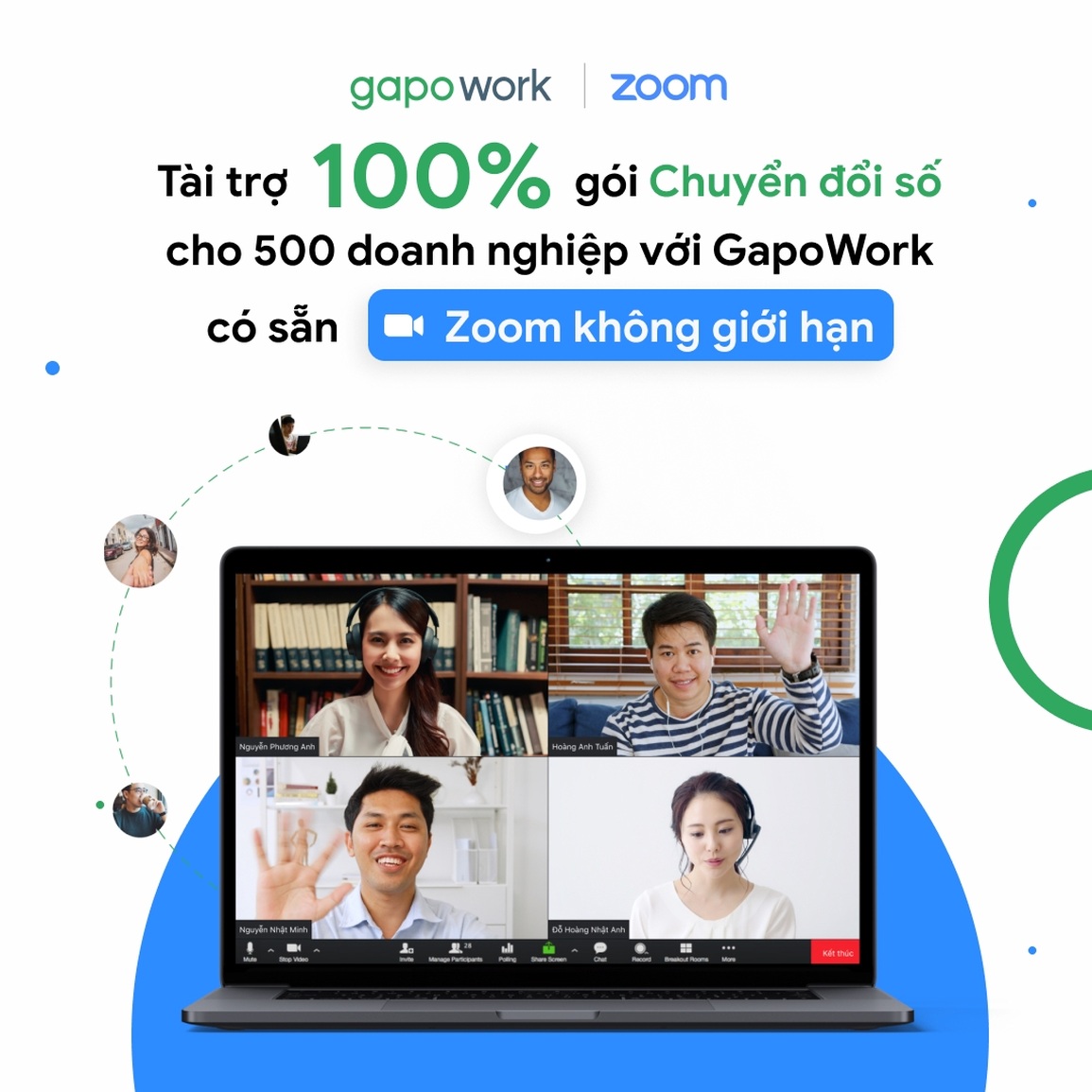 GapoWork tài trợ 100% gói chuyển đổi số cho 500 doanh nghiệp - 3 GapoWork tài trợ 100% gói chuyển đổi số cho 500 doanh nghiệp - 3