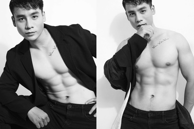Cao Xuân Tài khoe vẻ điển trai trong bộ ảnh đen trắng