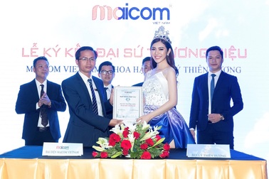 Hoa Hậu Thiên Hương trở thành đại sứ thương hiệu cho Maicom