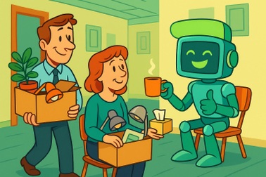 “Tâm sự với AI” sau sa thải: Lời khuyên sốc từ lãnh đạo Microsoft