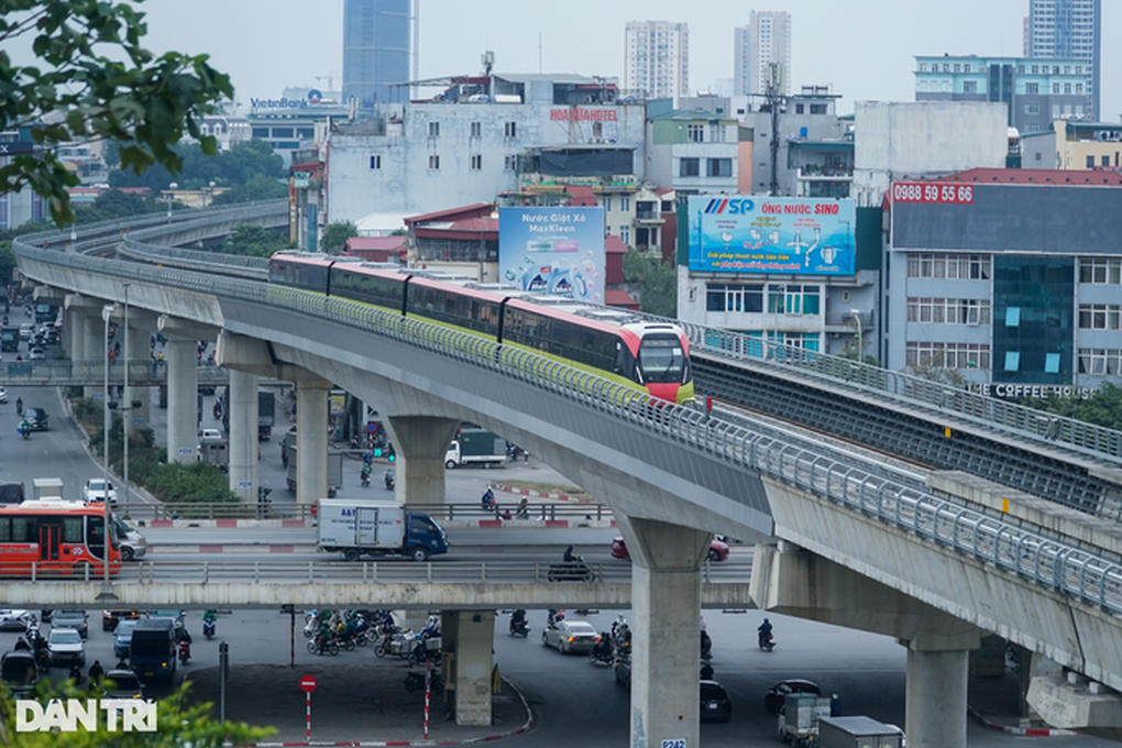 Kết quả chạy thử tuyến đường sắt trên cao Nhổn - ga Hà Nội - 1 Kết quả chạy thử tuyến đường sắt trên cao Nhổn - ga Hà Nội - 1