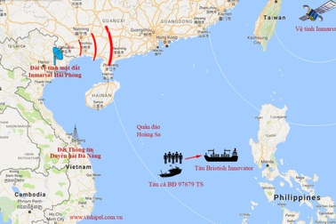 5 ngư dân Việt Nam được tàu Anh cứu sống trên biển