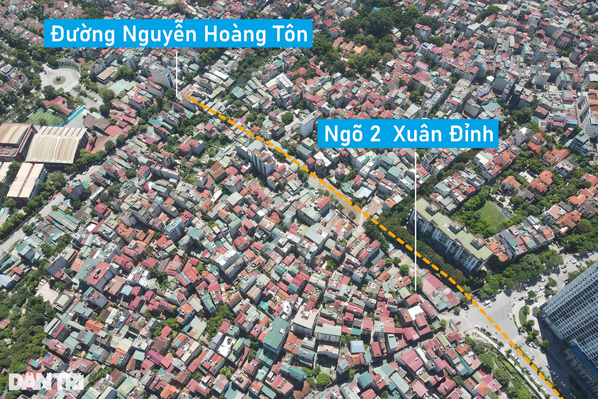 Hiện trạng 2 trục đường quy hoạch đi qua khu đô thị Ngoại giao đoàn - 15 Hiện trạng 2 trục đường quy hoạch đi qua khu đô thị Ngoại giao đoàn - 15