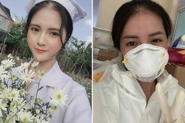 Sinh nhật đáng nhớ của nữ điều dưỡng xinh xắn ở tâm dịch Bắc Giang