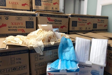 TPHCM: Phát hiện hơn 4 triệu khẩu trang và găng tay kém chất lượng