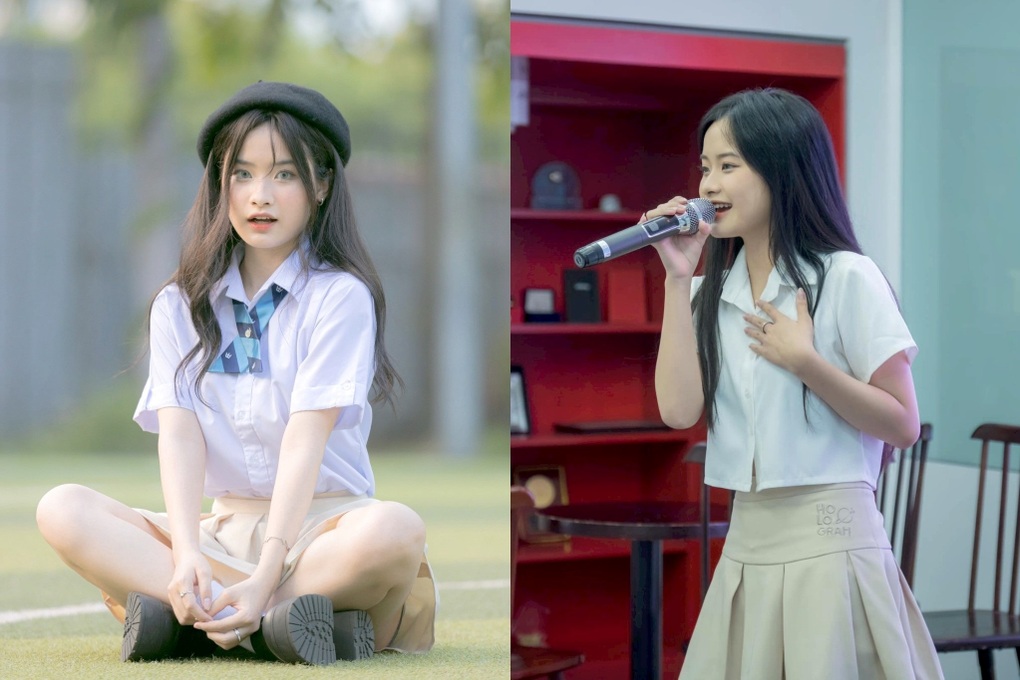Nữ sinh Hà Nội xinh đẹp, có tài ca hát thu hút hàng triệu lượt xem - 3 Nữ sinh Hà Nội xinh đẹp, có tài ca hát thu hút hàng triệu lượt xem - 3