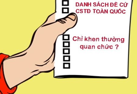 Một câu hỏi về danh hiệu CSTĐ toàn quốc?