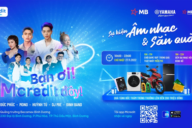 Sự kiện vui chơi và thưởng thức âm nhạc của Mcredit tại Bình Dương