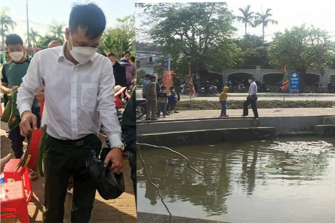 Đại úy công an cứu bé gái thoát đuối nước thương tâm - 1 Đại úy công an cứu bé gái thoát đuối nước thương tâm - 1