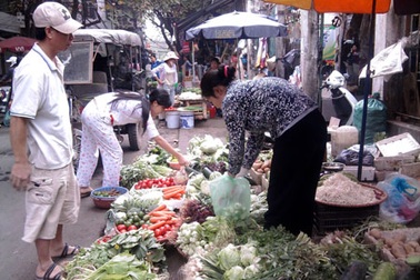 Giá thực phẩm kéo CPI Hà Nội và TPHCM tăng cao