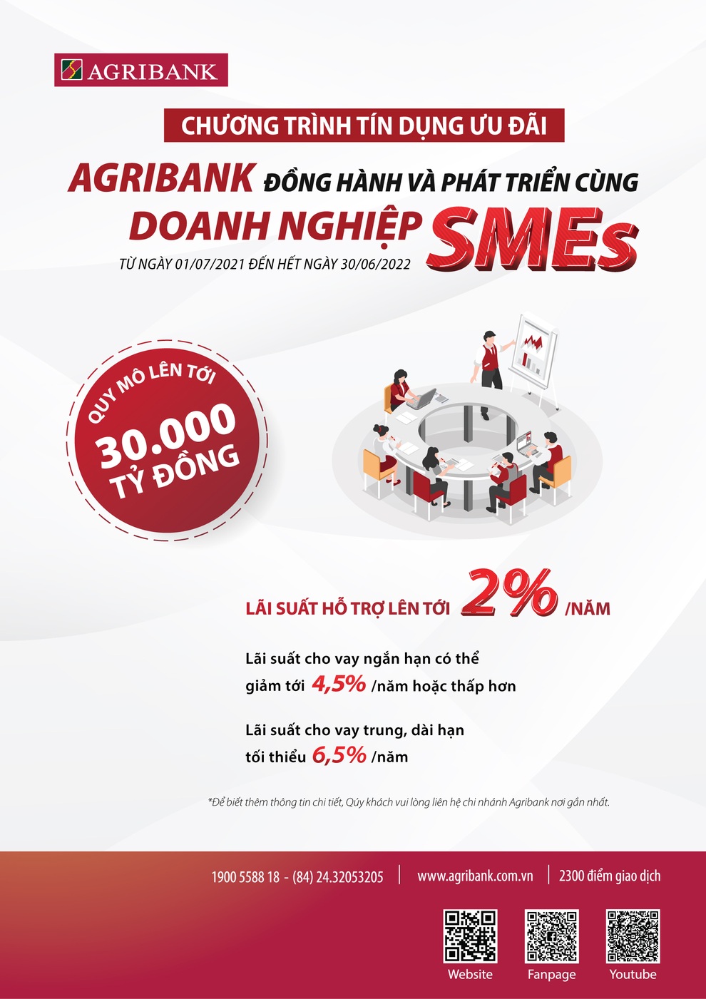 Agribank tiếp tục dành 30.000 tỷ đồng để đồng hành và phát triển cùng doanh nghiệp SMEs - 1 Agribank tiếp tục dành 30.000 tỷ đồng để đồng hành và phát triển cùng doanh nghiệp SMEs - 1
