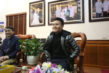 Ghé thăm nhà Quang Hải trước Tết Nguyên Đán