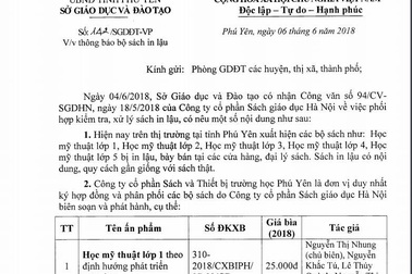 Nhiều bộ sách in lậu được bày bán tại Phú Yên