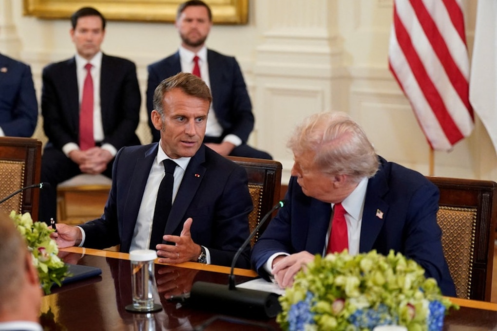 Ông Macron nêu kết quả quan trọng nhất sau cuộc họp với ông Trump - 1 Ông Macron nêu kết quả quan trọng nhất sau cuộc họp với ông Trump - 1