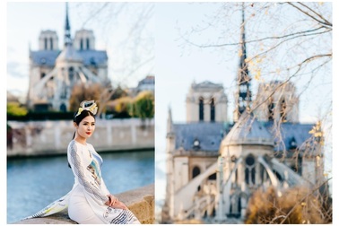 Hoa hậu Ngọc Hân, Phí Linh xót xa kể kí ức về Nhà thờ Đức Bà Paris