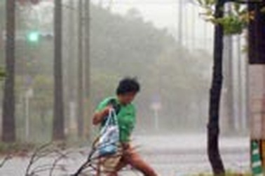 Bão tràn vào miền nam Nhật Bản