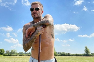 David Beckham say mê nuôi gà, trồng rau