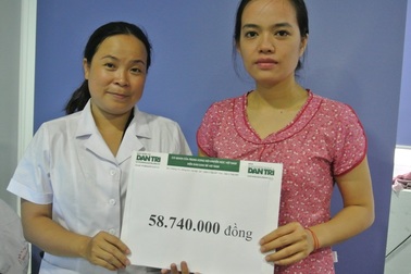 Người đàn ông chảy máu não được bạn đọc Dân trí giúp đỡ hơn 58 triệu đồng