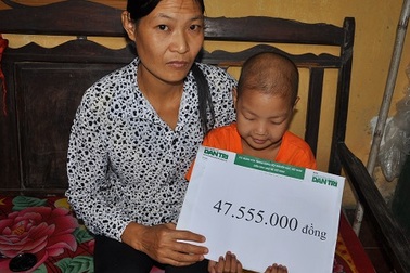 Hơn 47 triệu đồng đến với cô bé Đỗ Thị Mai