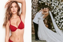 Ảnh cưới đẹp như mơ của "thiên thần nội y" Josephine Skriver