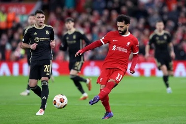 Liverpool thắng 6-1 ở Europa League, Mohamed Salah lập kỷ lục