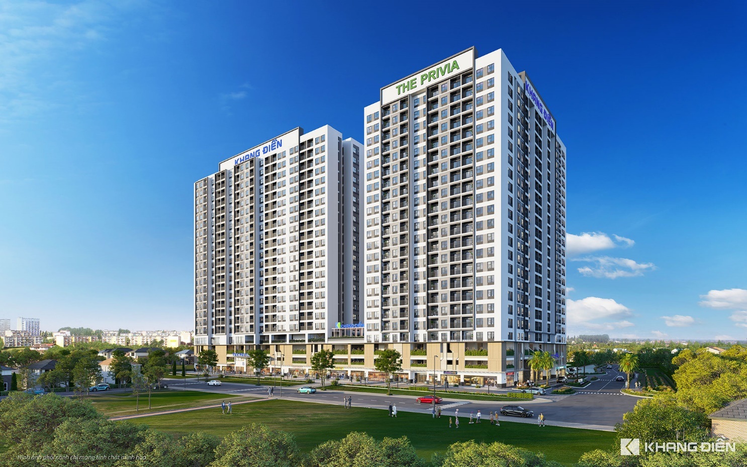 פרויקט הדירות החדש ביותר של קבוצת קאנג דין - The Privia - 2 The Privia - dự án căn hộ mới nhất của Tập đoàn Khang Điền - 2