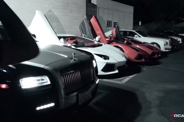 Cậu ấm cô chiêu Trung Quốc khoe xe tại Mỹ