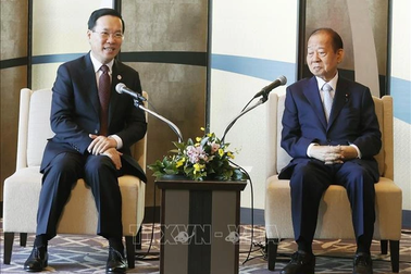 Chủ tịch nước Võ Văn Thưởng tiếp Liên minh Nghị sỹ Hữu nghị Nhật-Việt