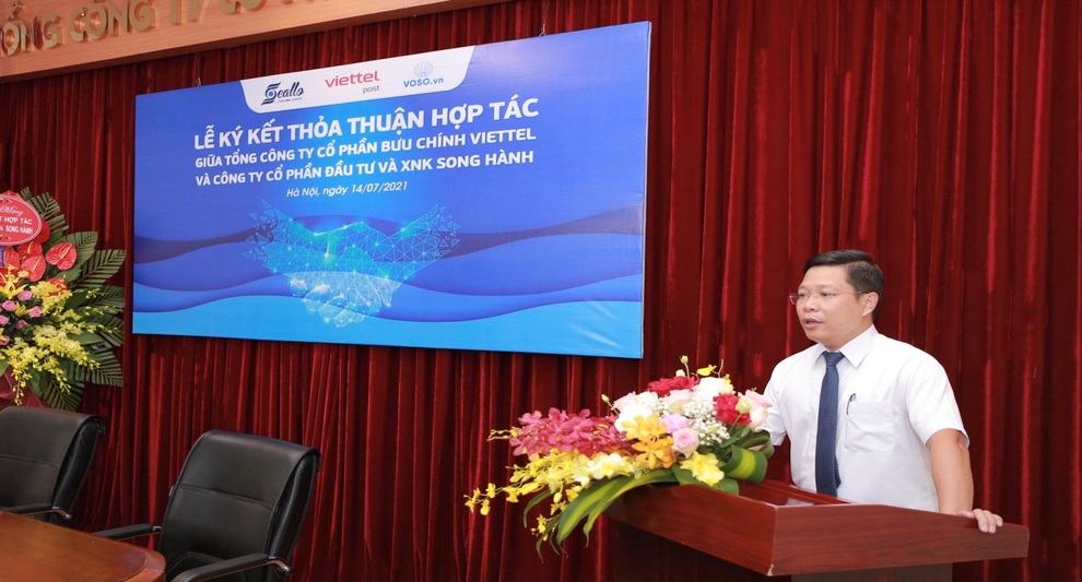 Tổng Công ty Bưu chính Viettel và Công ty Cổ phần Đầu tư Xuất nhập khẩu Song Hành ký kết hợp tác - 3 Tổng Công ty Bưu chính Viettel và Công ty Cổ phần Đầu tư Xuất nhập khẩu Song Hành ký kết hợp tác - 3
