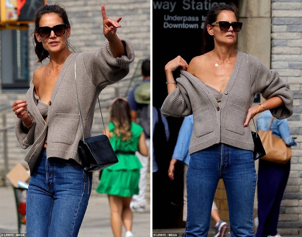 Phản ứng của Katie Holmes sau khi bị chê tơi bời vì mặc áo ngực xuống phố - 4 Phản ứng của Katie Holmes sau khi bị chê tơi bời vì mặc áo ngực xuống phố - 4