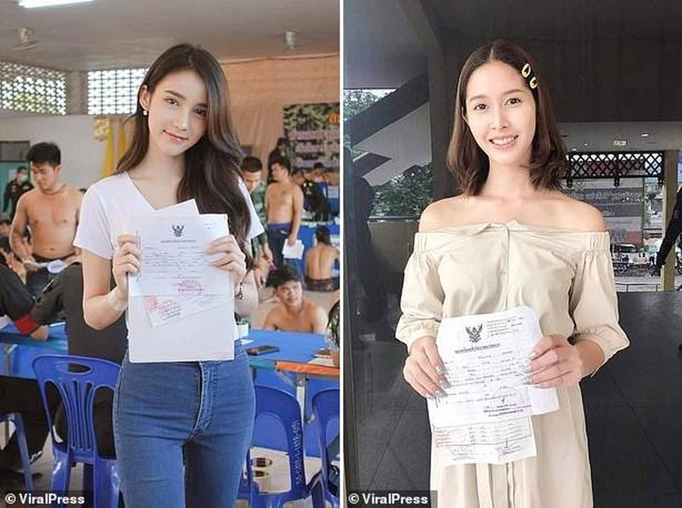 Các người đẹp chuyển giới Thái Lan đi khám sức khỏe nghĩa vụ quân sự - 6 Các người đẹp chuyển giới Thái Lan đi khám sức khỏe nghĩa vụ quân sự - 6